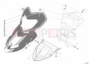 DUCATI Hypermotard 1100 EVO SP COWLING » PLASTICS