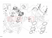 DUCATI 2011 Superbike 1198 THROTTLE BODY » INTAKE, CARBURETTOR