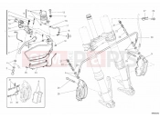 DUCATI 2011 Multistrada 1200 S Sport FRONT BRAKE SYSTEM » BRAKING SYSTEM