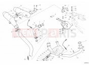 DUCATI Hypermotard 796 EXHAUST SYSTEM » EXHAUST SYSTEM