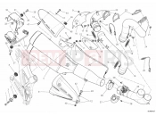 DUCATI 2011 Diavel EXHAUST SYSTEM » EXHAUST SYSTEM