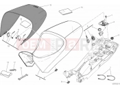 DUCATI 2011 Diavel SEAT » TANK/SEAT