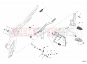 DUCATI 2011 Diavel FOOTRESTS, LEFT » UNCLASSIFIED