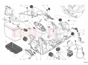 DUCATI 2011 Diavel Carbon BATTERY HOLDER » WIRING HARNESS