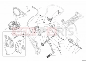 DUCATI 2011 Diavel Carbon REAR BRAKING SYSTEM » BRAKING SYSTEM