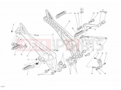 DUCATI Monster 1100 ABS FOOTREST » FRAME