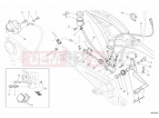DUCATI Monster 1100 ABS REAR BRAKE SYSTEM » BRAKING SYSTEM