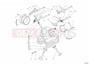 DUCATI 2010 Hypermotard 1100 EVO SP VERTICAL CYLINDER HEAD » VALVE DRIVE