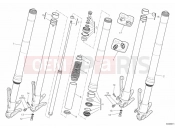 DUCATI 2010 Multistrada 1200 FRONT FORK » FRONT SUSPENSION