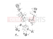 CRANKSHAFT & PISTON - Yamaha XVS1300A (11C5) 2011