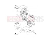 REAR WHEEL - Yamaha XVS1300A (11C5) 2011