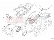 DUCATI 2010 Multistrada 1200 S ABS REAR SHOCK ABSORBER » SWING ARM