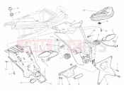 DUCATI 2010 Multistrada 1200 S Touring NUMBER PLATE HOLDER - TAIL LIGHT » LIGHTING SYSTEM