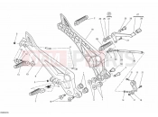DUCATI 2010 Monster 696 ABS FOOTREST » FRAME