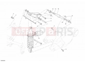 DUCATI 2009 Superbike 1198 S REAR SHOCK ABSORBER » SWING ARM