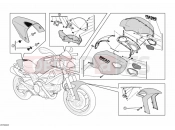 DUCATI 2009 Monster 696 MONSTER ART FAIRING » PLASTICS