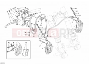 DUCATI 2009 Monster 696 FRONT BRAKE SYSTEM » BRAKING SYSTEM