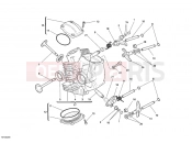 DUCATI 2009 Monster 696 HORIZONTAL CYLINDER HEAD » VALVE DRIVE