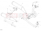 DUCATI 2009 Sportclassic 1000 S EXHAUST SYSTEM » EXHAUST SYSTEM