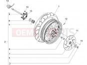 PIAGGIO Beverly 125 Front wheel