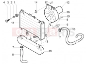 PIAGGIO Coolant radiator
