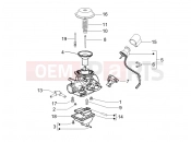 Carburetor's components - Piaggio Beverly 125 Sport 2007