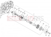 Driven pulley - Piaggio Beverly 125 Sport 2007