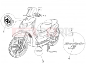 Plates - Emblems - Piaggio Beverly 125 Sport 2007