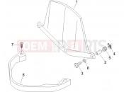 Windshield - Glass - Piaggio Beverly 125 Sport 2007
