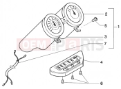 PIAGGIO Beverly 200 Instrument unit