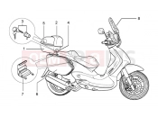 PIAGGIO Beverly 200 Rear trunk kit-side bags kit