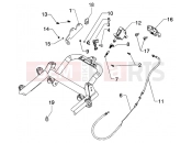 PIAGGIO Beverly 200 Saddle unlock control
