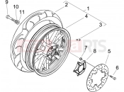 PIAGGIO Beverly 250 ie Rear wheel