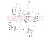 PIAGGIO Beverly 250 Tourer Fork's components (MVP)