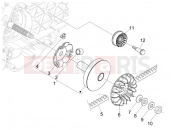 Driving pulley - Piaggio Beverly 300 ie Tourer 2013