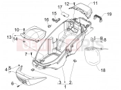 Helmet huosing - Undersaddle - Piaggio Beverly 300 ie Tourer 2013