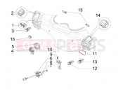 Selectors - Switches - Buttons - Piaggio Beverly 300 ie Tourer 2013