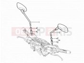 PIAGGIO Beverly 300 RST/S 4V ie Driving mirror/s