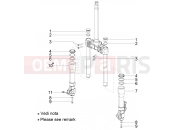 PIAGGIO Beverly 300 RST/S 4V ie Fork's components (Kayaba)