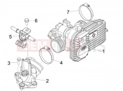 PIAGGIO Beverly 300 RST/S 4V ie Throttle body - Injector - Induction joint