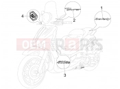 Plates - Emblems - Piaggio Beverly 400 ie Tourer 2008