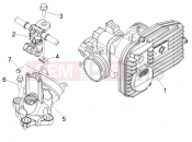 Throttle body - Injector - Induction joint - Piaggio Beverly 400 ie Tourer 2008