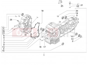 Crankcase - Piaggio Beverly 400 ie Tourer 2009