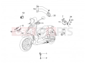 PIAGGIO Beverly 500 Remote control switches - Battery - Horn