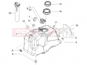 Fuel tank - Piaggio Beverly 500 ie 2008