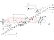 Handlebars - Master cil. - Piaggio Beverly 500 ie 2008