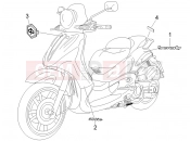 Plates - Emblems - Piaggio Beverly 500 ie 2008