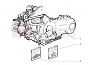 Engine - Piaggio BV 250 MY2005 (U.S.A.)