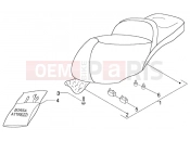 Saddle-tools kit- sattel- - Piaggio BV 250 MY2005 (U.S.A.)