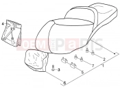 PIAGGIO Saddle-tools kit- sattel-